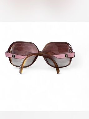 Playboy Pink and Brown Oversize Women's Sunglasses
